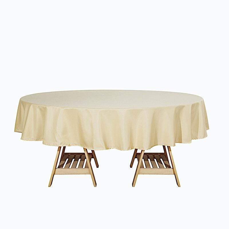 90" Polyester Round Tablecloth Wedding Party Table Linens