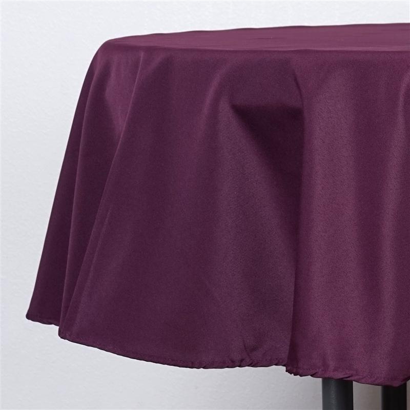90" Polyester Round Tablecloth Wedding Party Table Linens