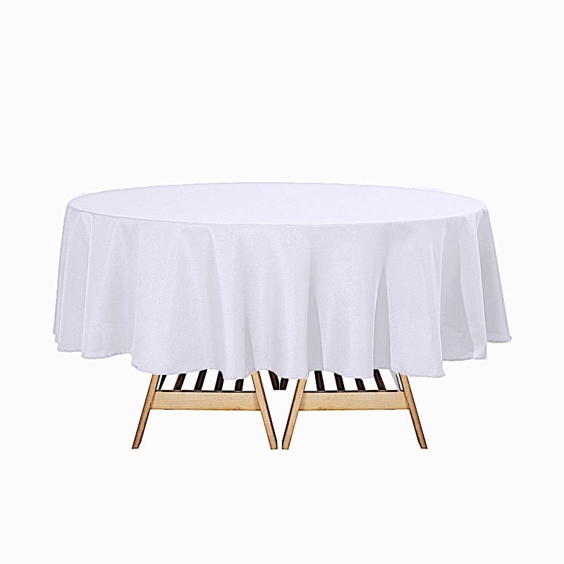 90" Polyester Round Tablecloth Wedding Party Table Linens