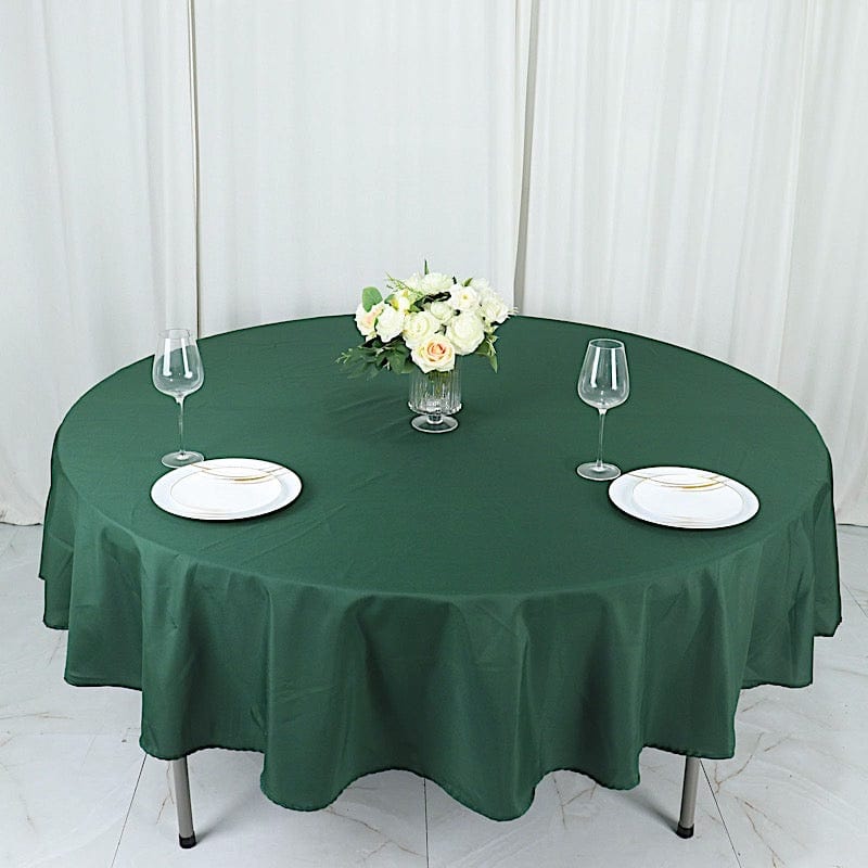 90" Polyester Round Tablecloth Wedding Party Table Linens