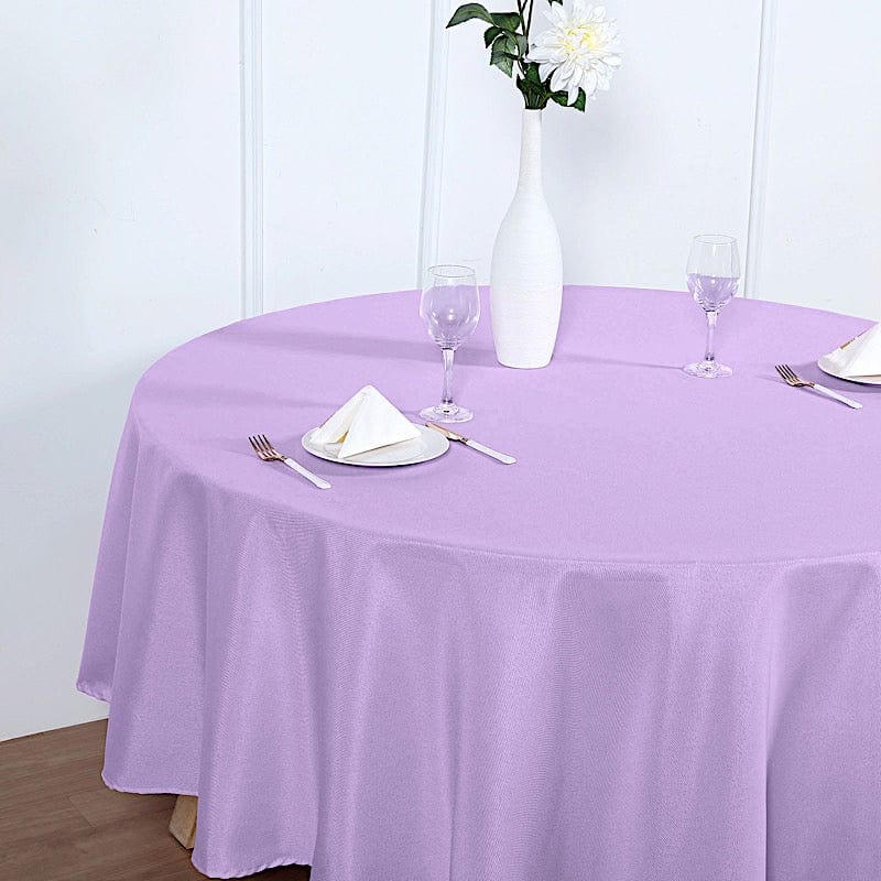 90" Polyester Round Tablecloth Wedding Party Table Linens