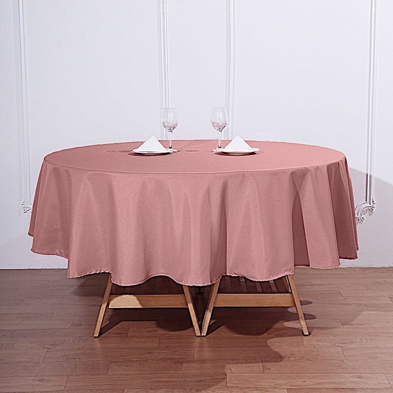 90" Polyester Round Tablecloth Wedding Party Table Linens