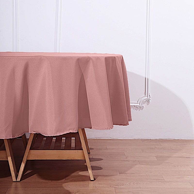 90" Polyester Round Tablecloth Wedding Party Table Linens