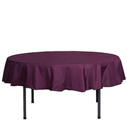 90" Polyester Round Tablecloth Wedding Party Table Linens