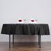 90" Polyester Round Tablecloth Wedding Party Table Linens TAB_90_BLK_POLY