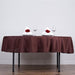 90" Polyester Round Tablecloth Wedding Party Table Linens TAB_90_CHOC_POLY