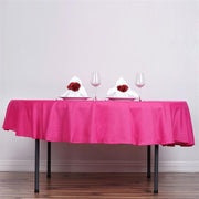 90" Polyester Round Tablecloth Wedding Party Table Linens TAB_90_FUSH_POLY