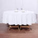 90" Polyester Round Tablecloth Wedding Party Table Linens TAB_90_WHT_POLY