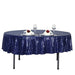 90" Round Sequin Tablecloth - Navy Blue TAB_02_90_NAVY