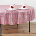 90" Round Sequin Tablecloth - Pink TAB_02_90_015