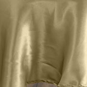 90" Satin Round Tablecloth Wedding Party Table Linens - Champagne TAB_STN90_CHMP