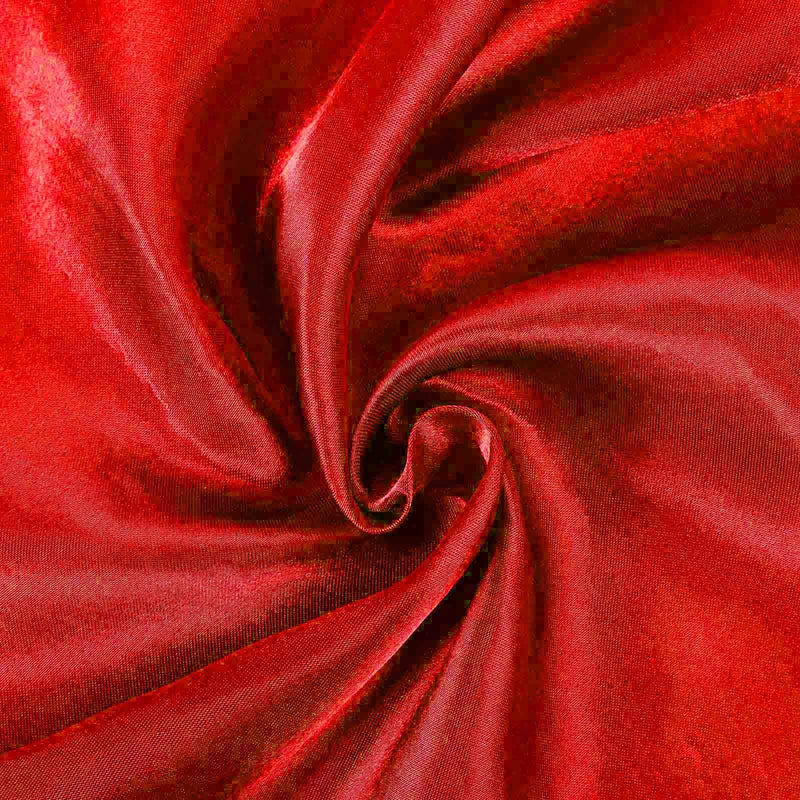 90" Satin Round Tablecloth Wedding Party Table Linens - Red TAB_STN90_RED