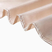 90" Satin Round Tablecloth Wedding Party Table Linens - Beige TAB_STN90_081