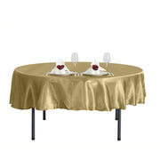90" Satin Round Tablecloth Wedding Party Table Linens
