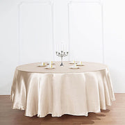 90" Satin Round Tablecloth Wedding Party Table Linens