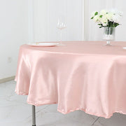 90" Satin Round Tablecloth Wedding Party Table Linens