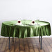 90" Satin Round Tablecloth Wedding Party Table Linens - Willow Green TAB_STN90_WILL