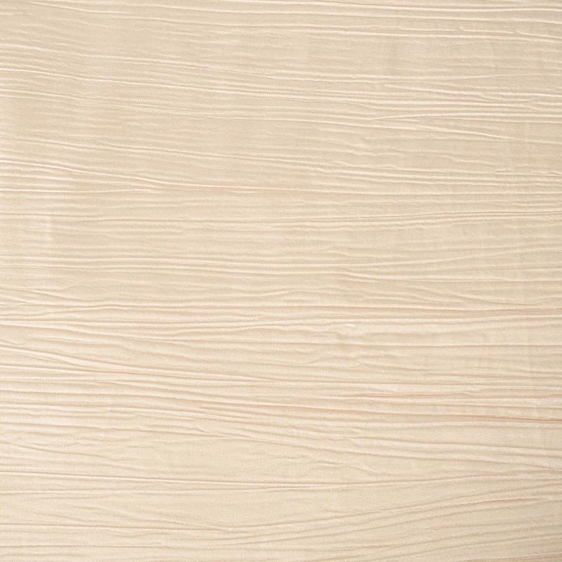 90" x 132" Accordion Metallic Crinkled Taffeta Rectangular Tablecloth - Beige TAB_ACRNK_90132_081