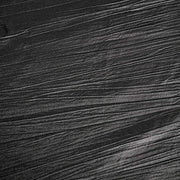 90" x 132" Accordion Metallic Crinkled Taffeta Rectangular Tablecloth - Black TAB_ACRNK_90132_BLK