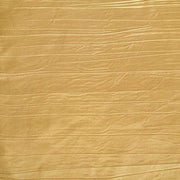 90" x 132" Accordion Metallic Crinkled Taffeta Rectangular Tablecloth - Gold TAB_ACRNK_90132_GOLD