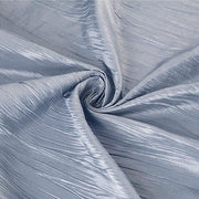 90" x 132" Accordion Metallic Crinkled Taffeta Rectangular Tablecloth