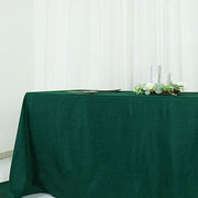 90" x 132" Accordion Metallic Crinkled Taffeta Rectangular Tablecloth