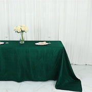 90" x 132" Accordion Metallic Crinkled Taffeta Rectangular Tablecloth