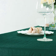 90" x 132" Accordion Metallic Crinkled Taffeta Rectangular Tablecloth