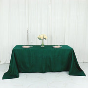 90" x 132" Accordion Metallic Crinkled Taffeta Rectangular Tablecloth