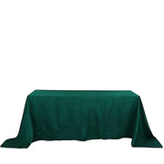 90" x 132" Accordion Metallic Crinkled Taffeta Rectangular Tablecloth TAB_ACRNK_90132_HUNT
