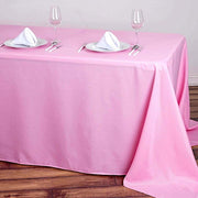 90" x 132" Polyester Rectangular Tablecloth