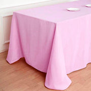 90" x 132" Polyester Rectangular Tablecloth