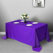 90" x 132" Polyester Rectangular Tablecloth