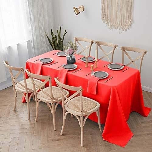 90" x 132" Polyester Rectangular Tablecloth