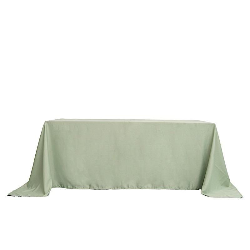 90" x 132" Polyester Rectangular Tablecloth