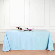 90" x 132" Polyester Rectangular Tablecloth