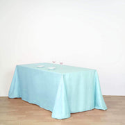 90" x 132" Polyester Rectangular Tablecloth
