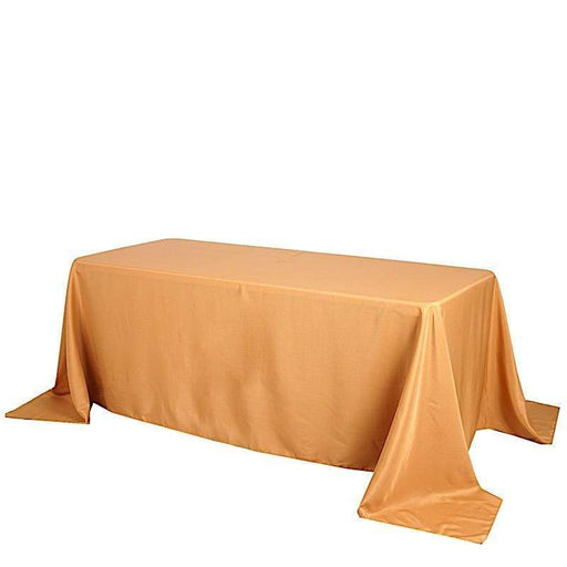 90" x 132" Polyester Rectangular Tablecloth