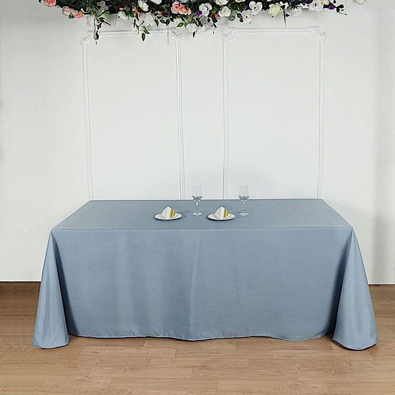 90" x 132" Polyester Rectangular Tablecloth