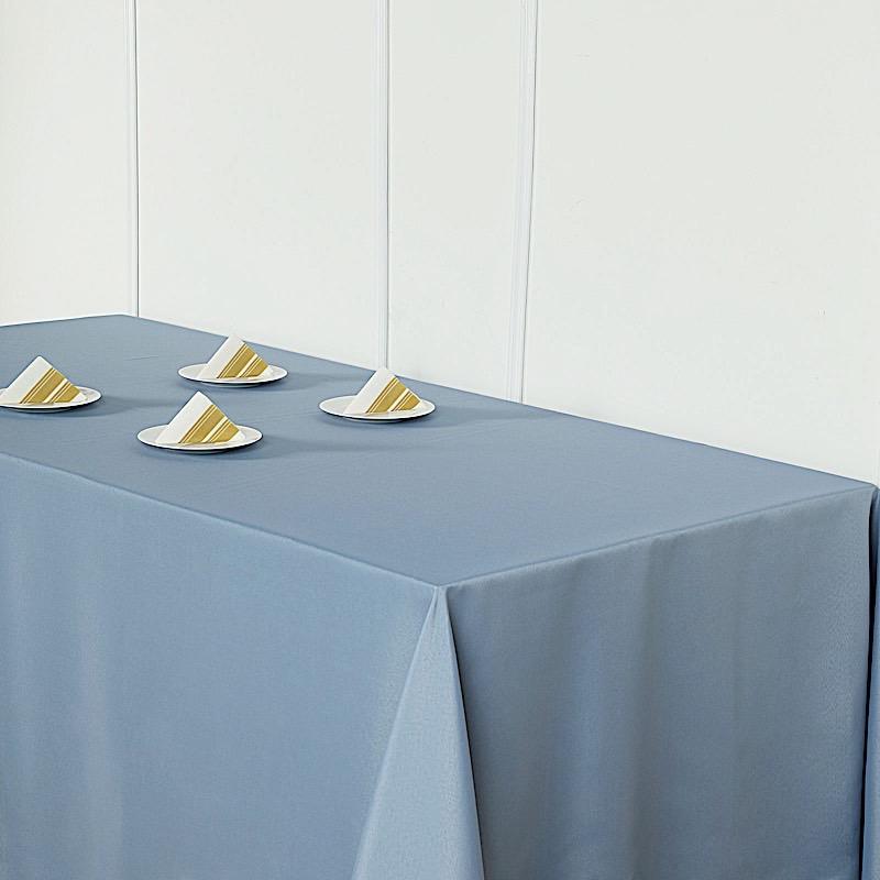 90" x 132" Polyester Rectangular Tablecloth
