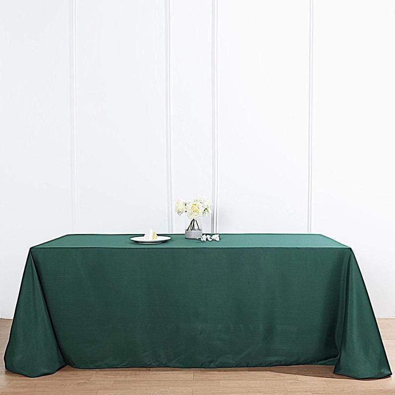 90" x 132" Polyester Rectangular Tablecloth
