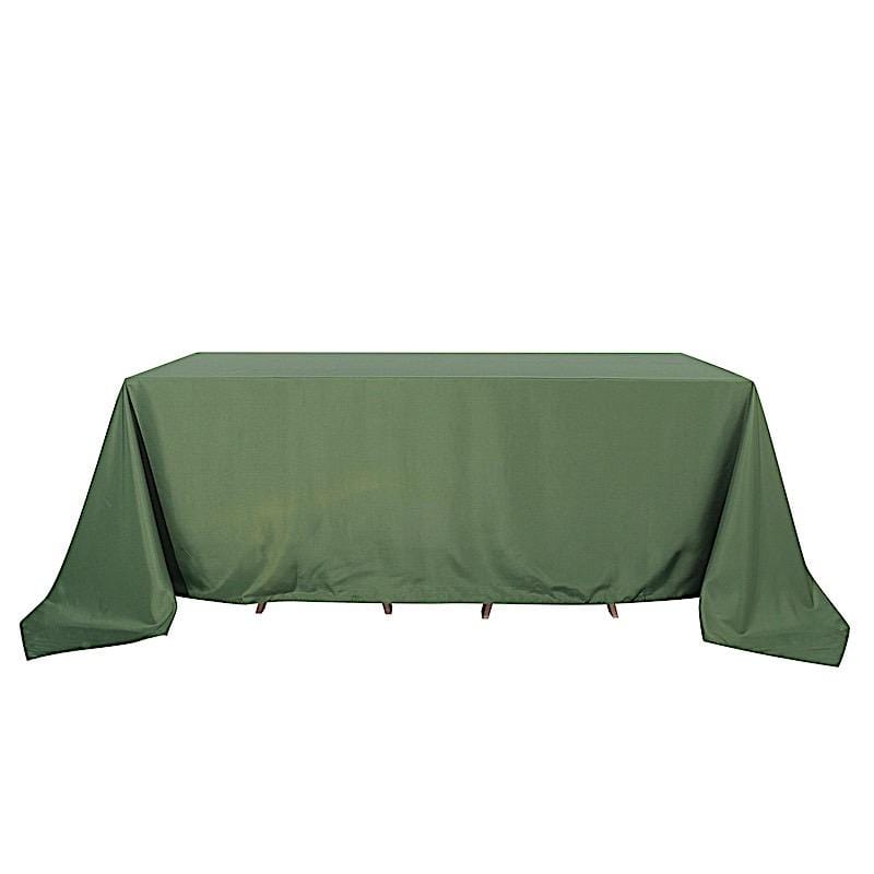 90" x 132" Polyester Rectangular Tablecloth