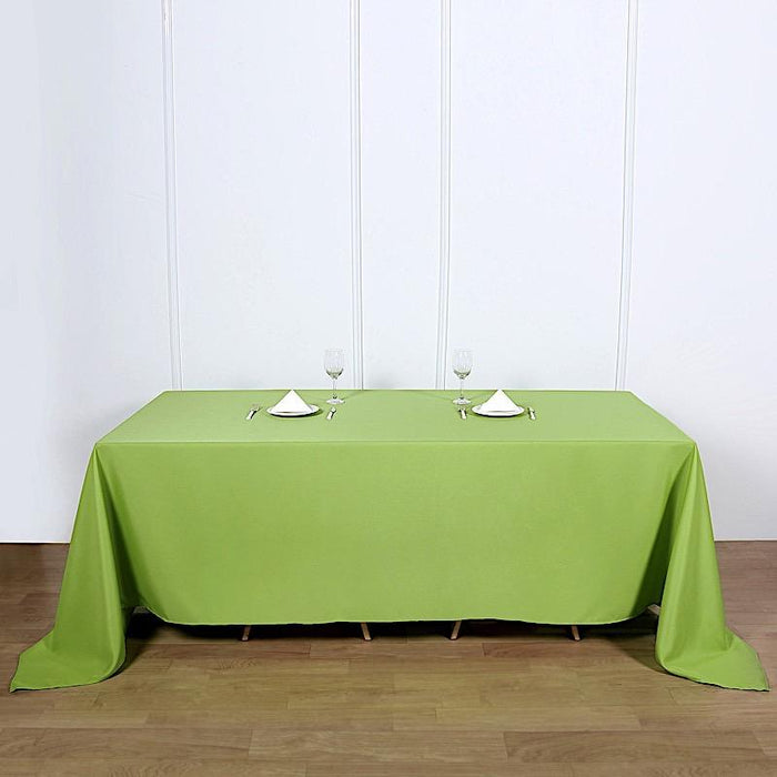 90" x 132" Polyester Rectangular Tablecloth