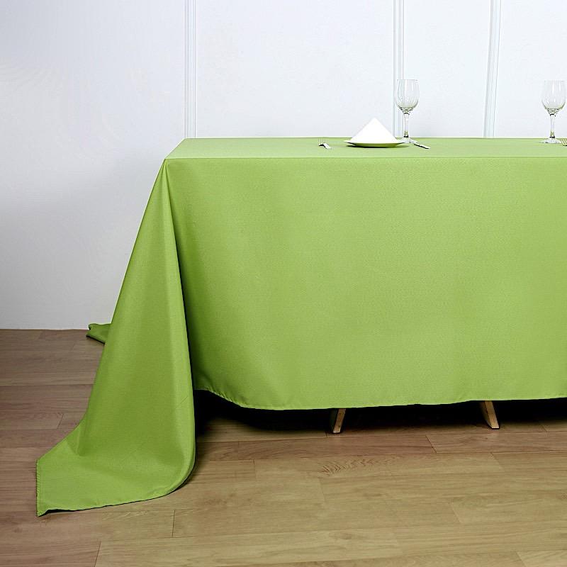 90" x 132" Polyester Rectangular Tablecloth