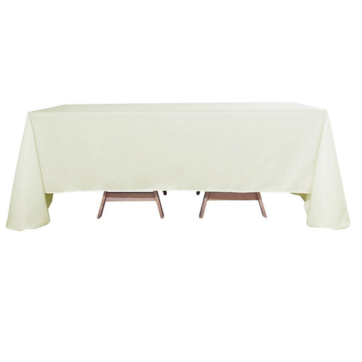 90" x 132" Polyester Rectangular Tablecloth