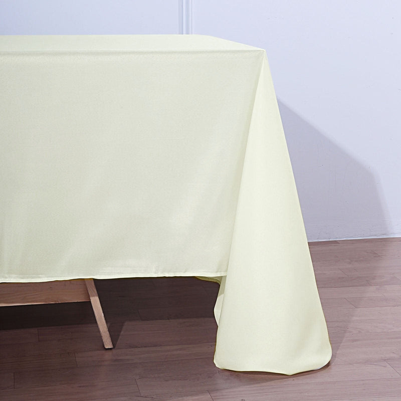 90" x 132" Polyester Rectangular Tablecloth