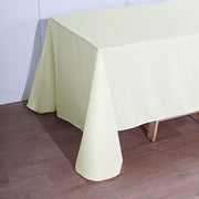 90" x 132" Polyester Rectangular Tablecloth