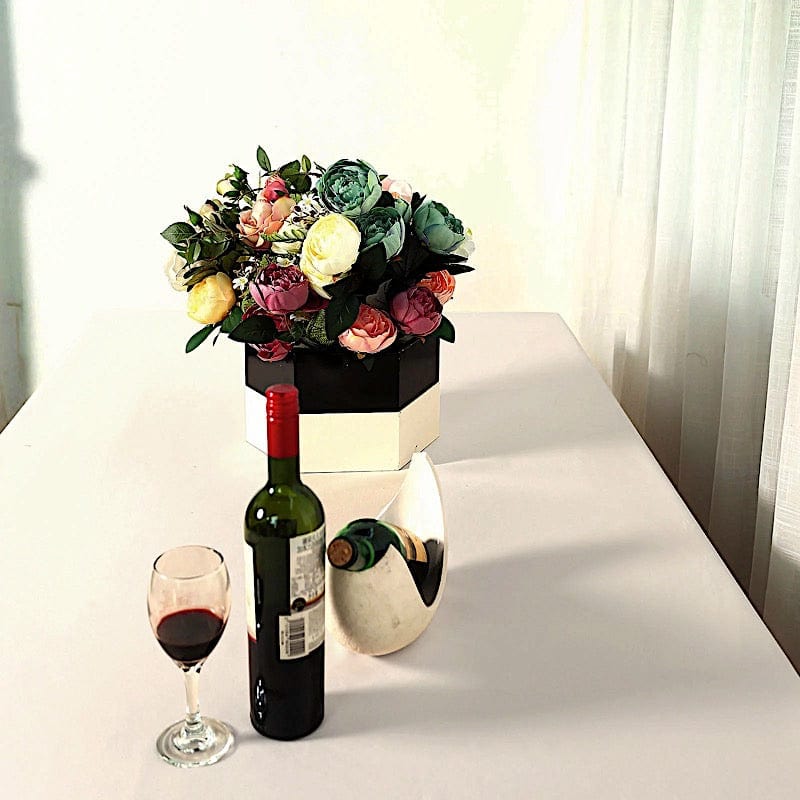 90" x 132" Polyester Rectangular Tablecloth