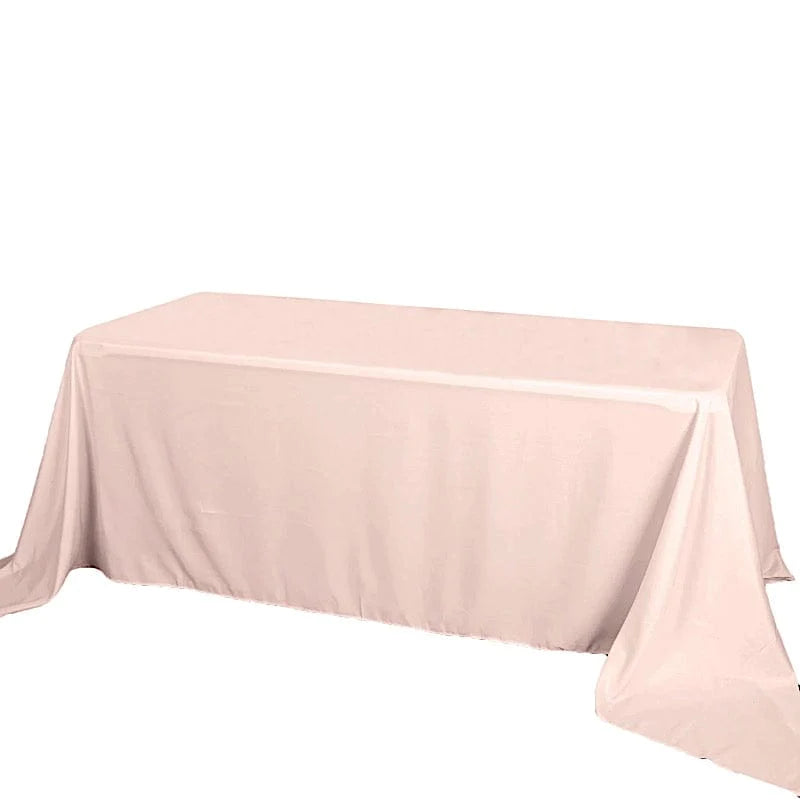 90" x 132" Polyester Rectangular Tablecloth