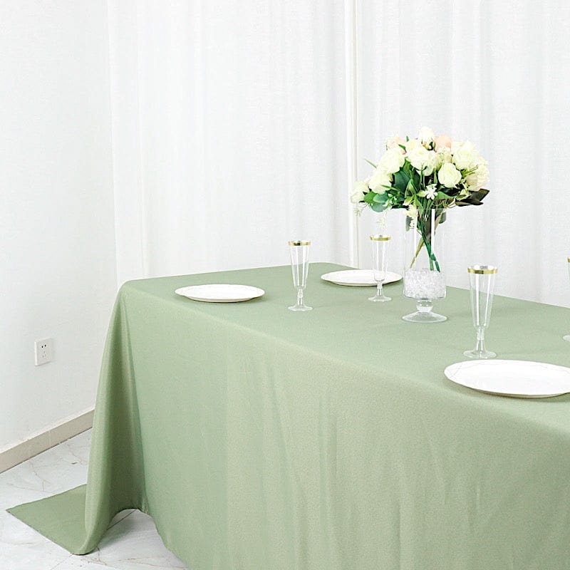 90" x 132" Polyester Rectangular Tablecloth